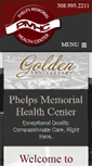 Mobile Screenshot of phelpsmemorial.com